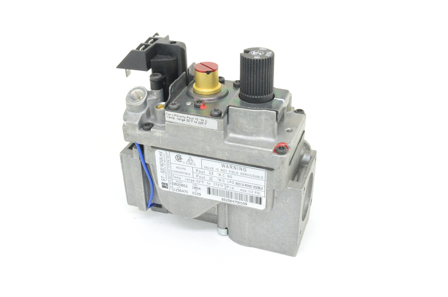 SIT Propane Gas Valve 10" No Turndown