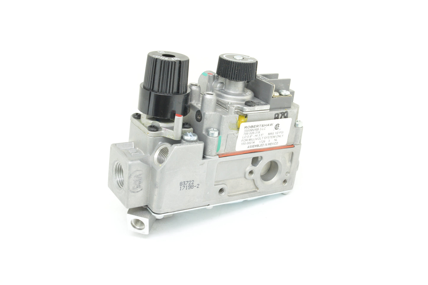 Robertshaw / Dexen Millivolt Valve 50% Turndown Natural Gas