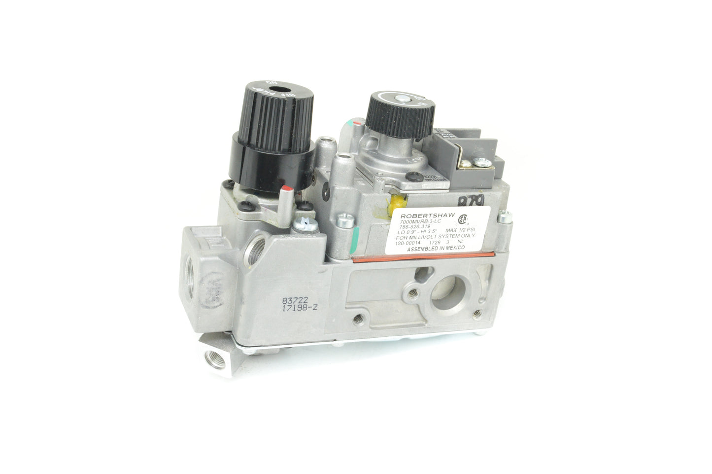 Robertshaw / Dexen Millivolt Valve 50% Turndown Natural Gas