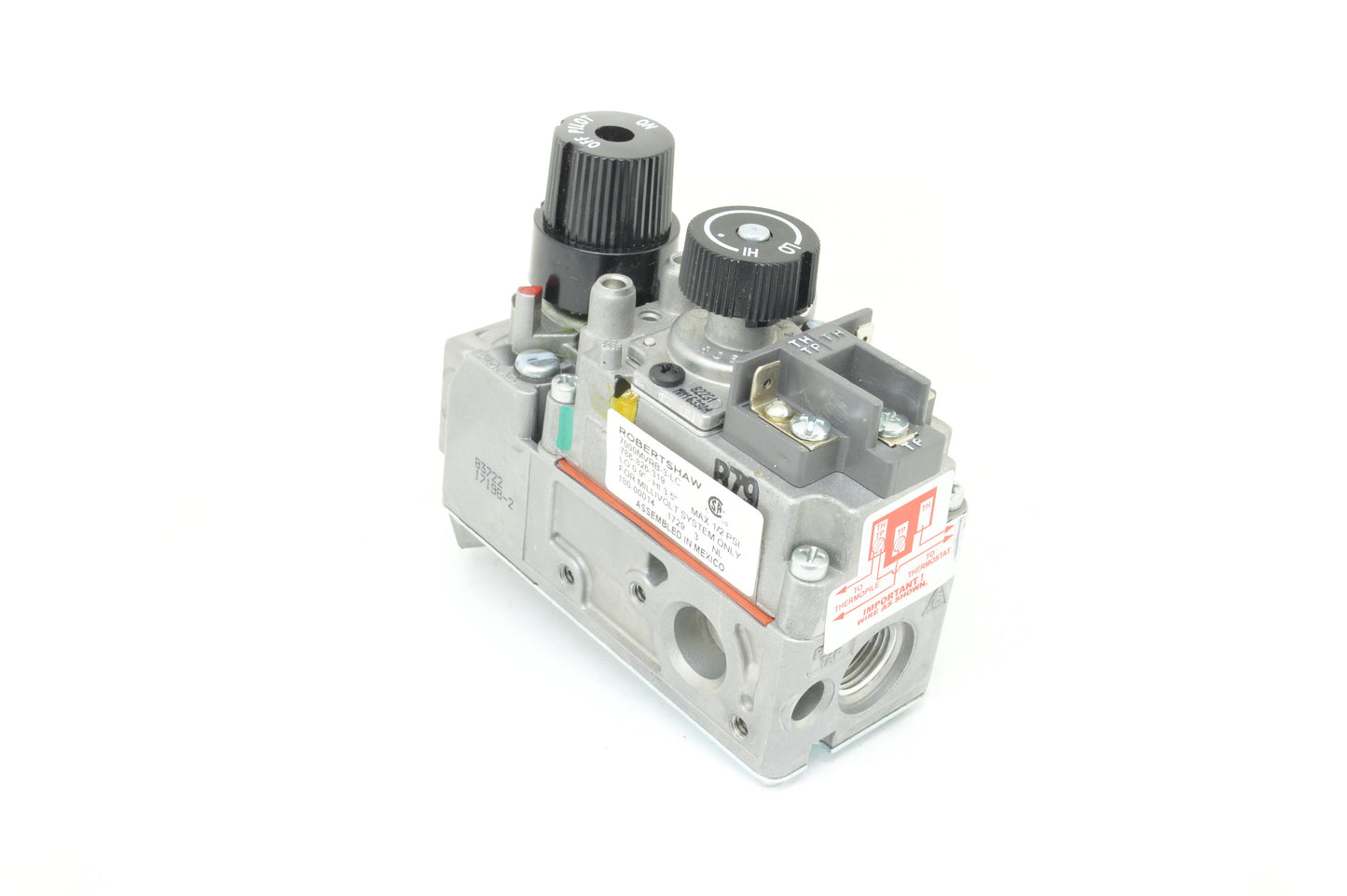 Robertshaw / Dexen Millivolt Valve 50% Turndown Natural Gas