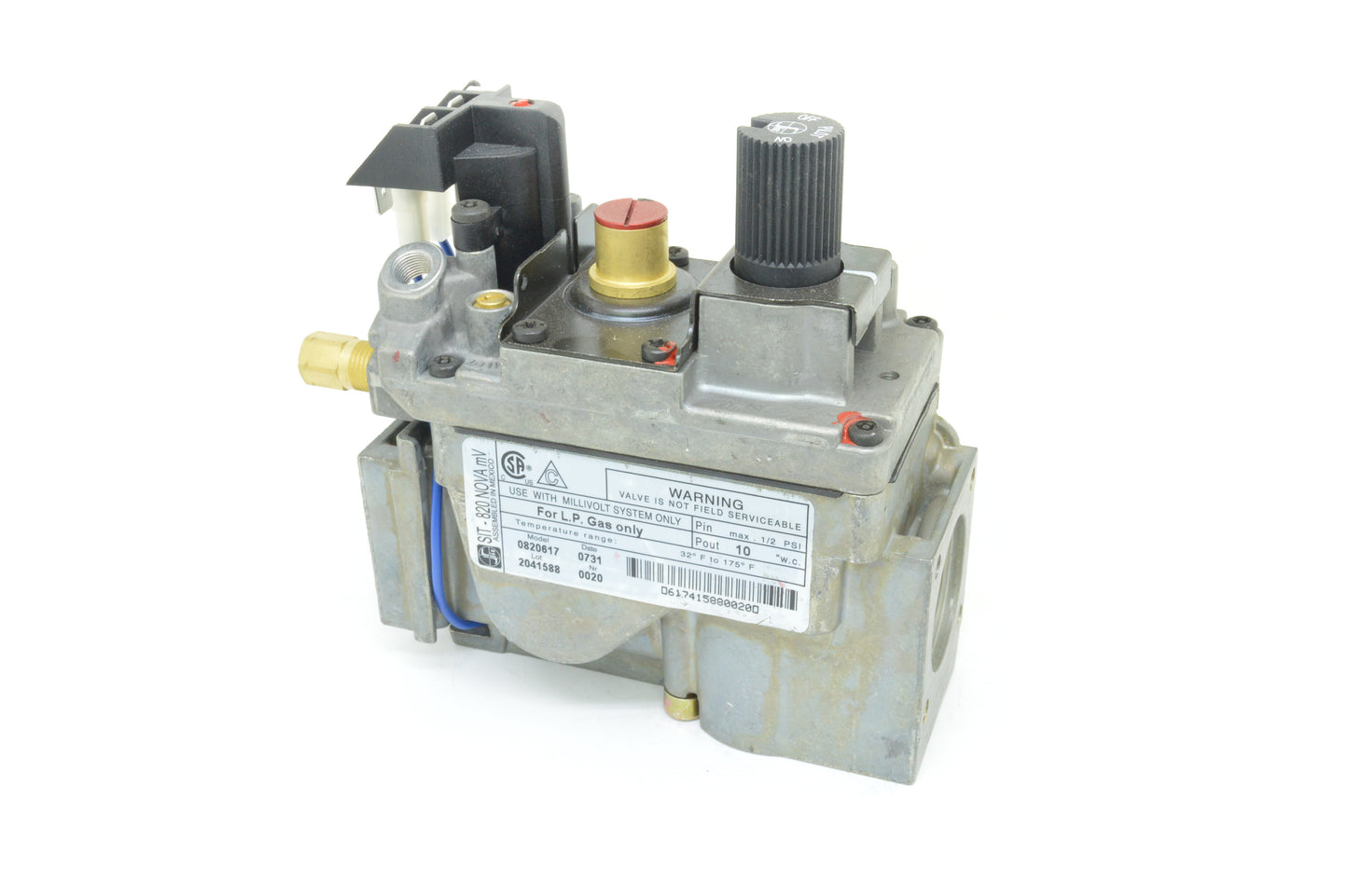 SIT 820 T-Pile Only Millivolt Valve 0.820.617 (Propane)