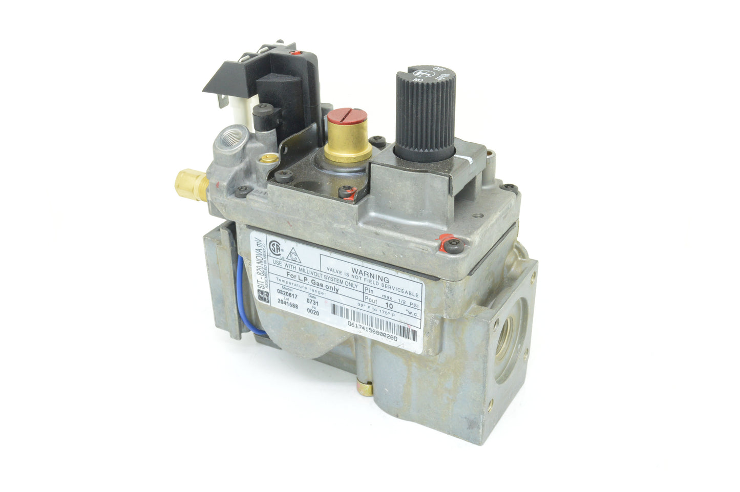 SIT 820 T-Pile Only Millivolt Valve 0.820.617 (Propane)