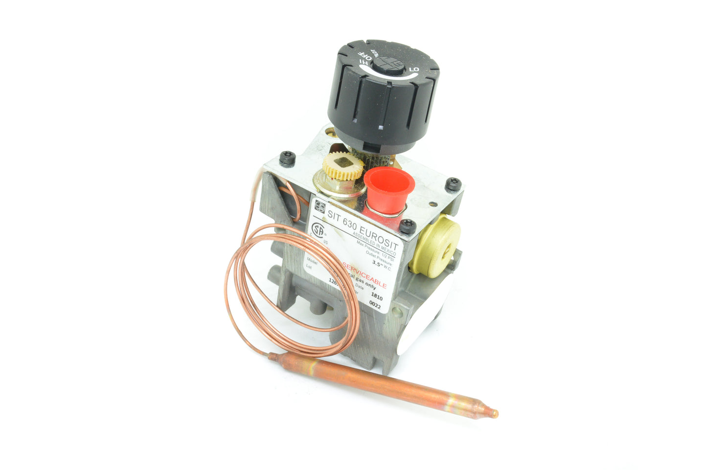 Eurosit 630 Fireplace Gas Valve (Natural Gas)