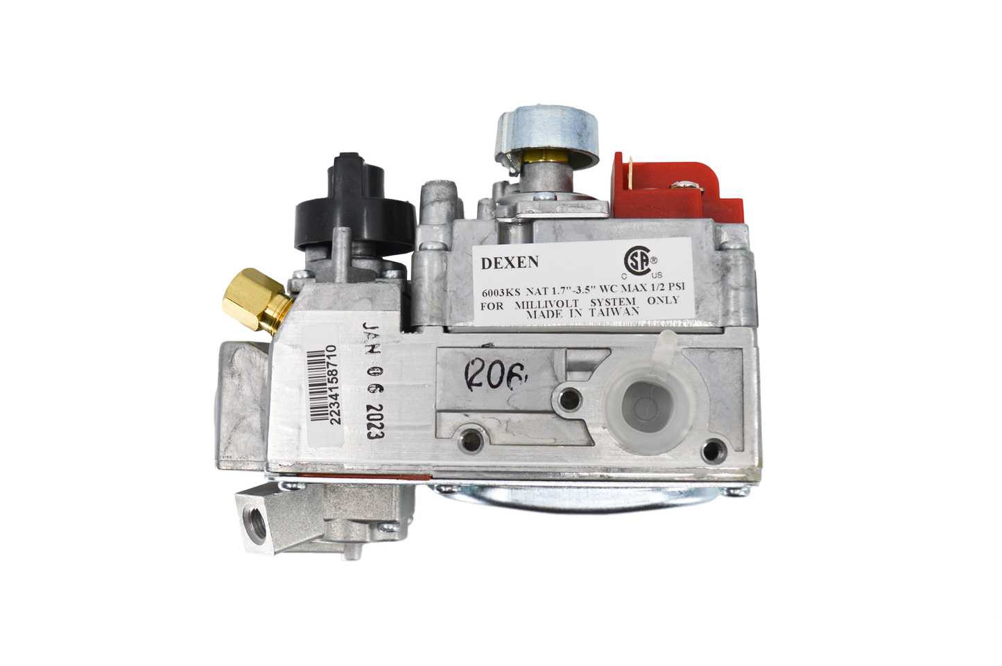 Gas Control Valve Dexen Natural Gas Vent Free