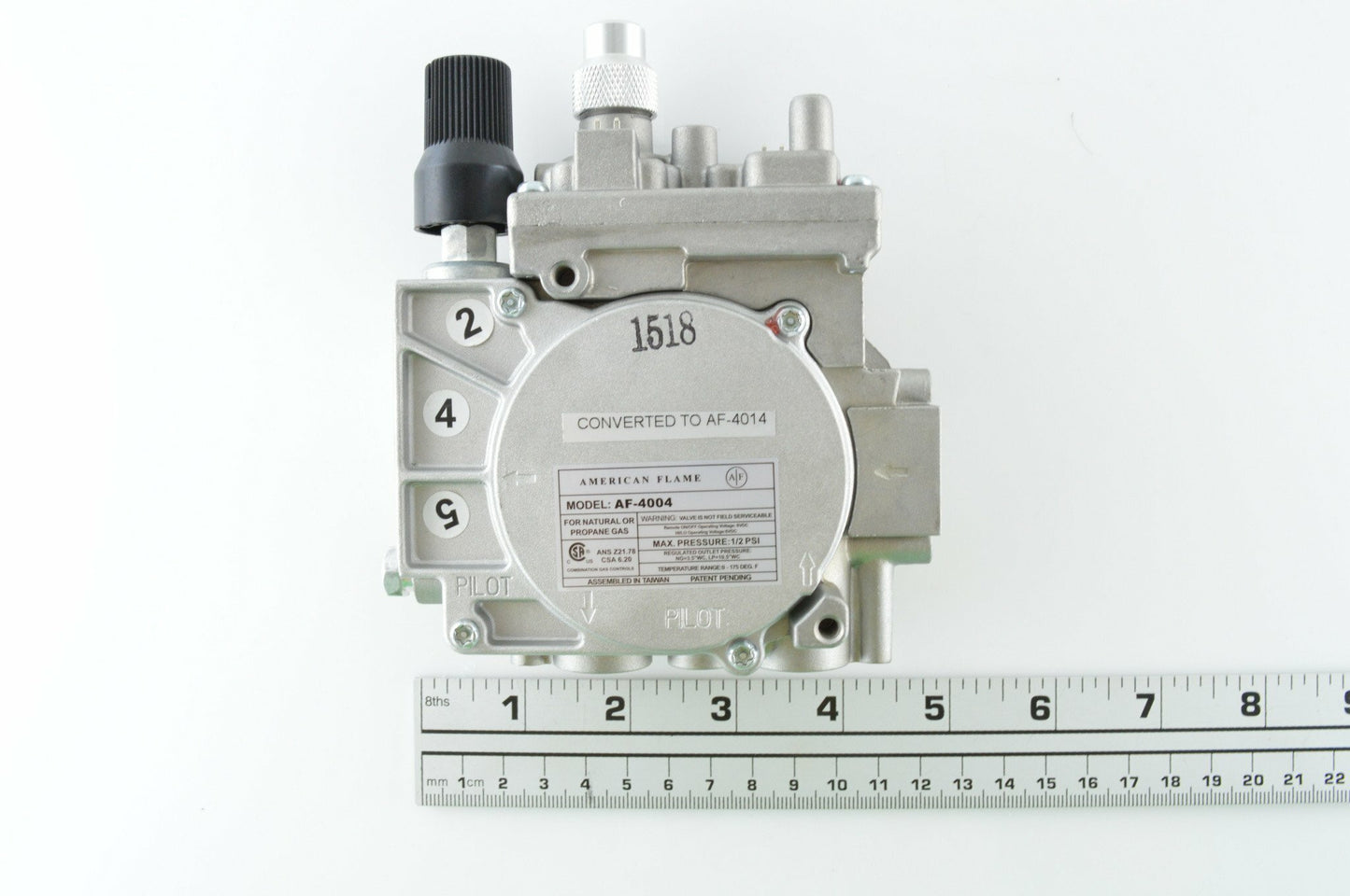 American Flame AF-4014 / AF-4004 Gas Valve