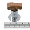 AV-30 Straight Gas Line with Valve Key