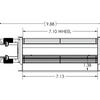 9.75" Blower Right Motor