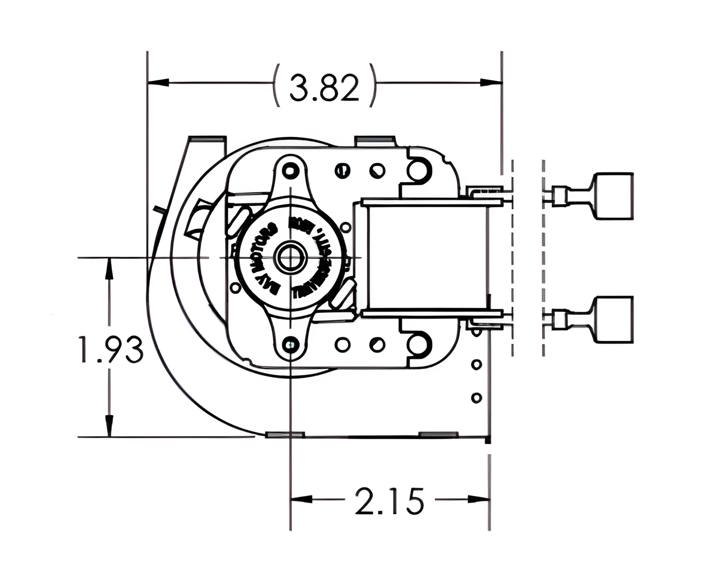 9.75" Blower Right Motor