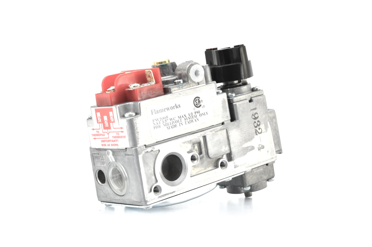 Dexen / Robertshaw Millivolt Valve Quick Drop No turndown (Natural Gas)