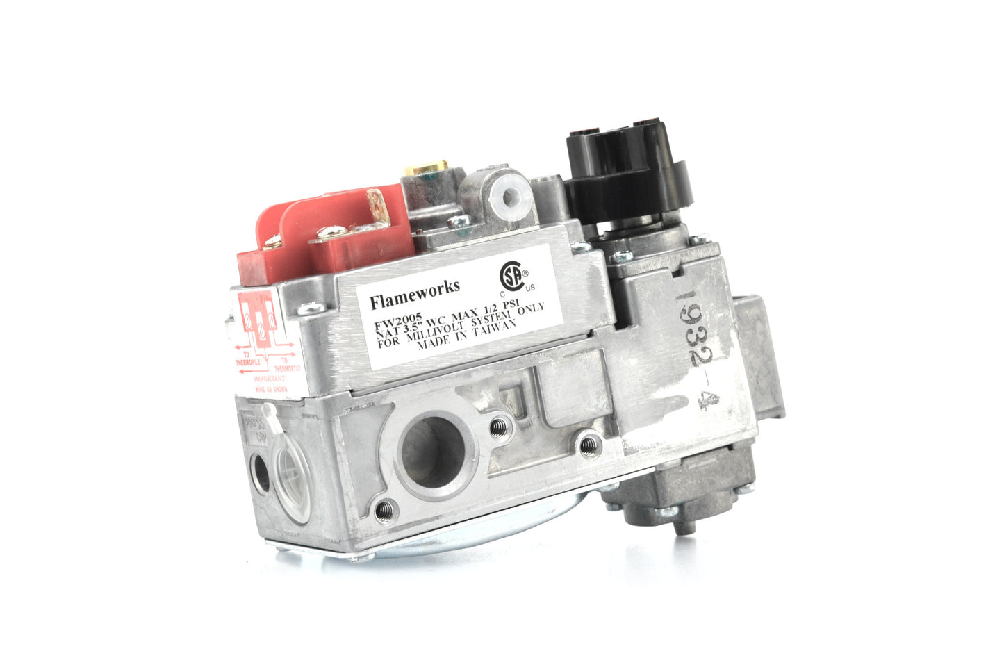 Dexen / Robertshaw Millivolt Valve Quick Drop No turndown (Natural Gas)