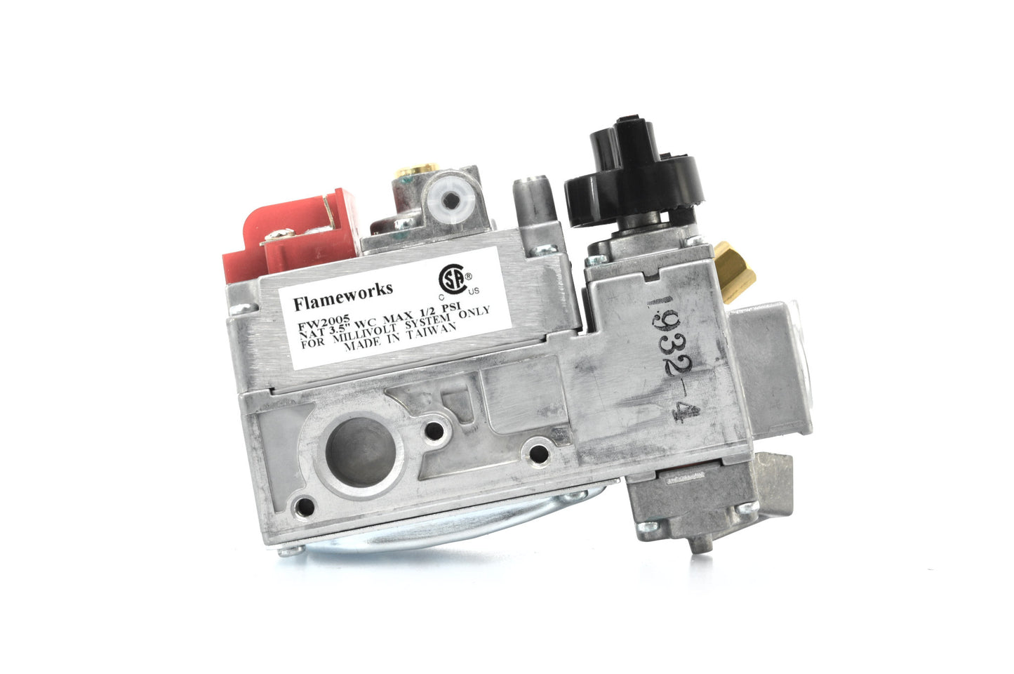 Dexen / Robertshaw Millivolt Valve Quick Drop No turndown (Natural Gas)