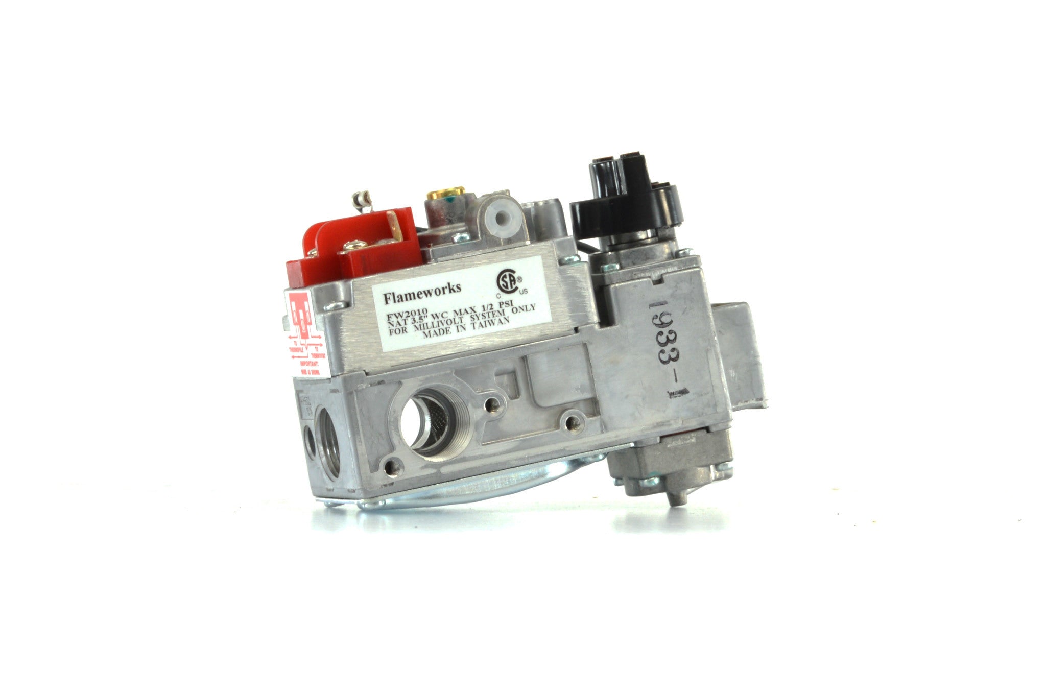 Dexen / Robertshaw Millivolt Valve No Turndown Multiport 1/2
