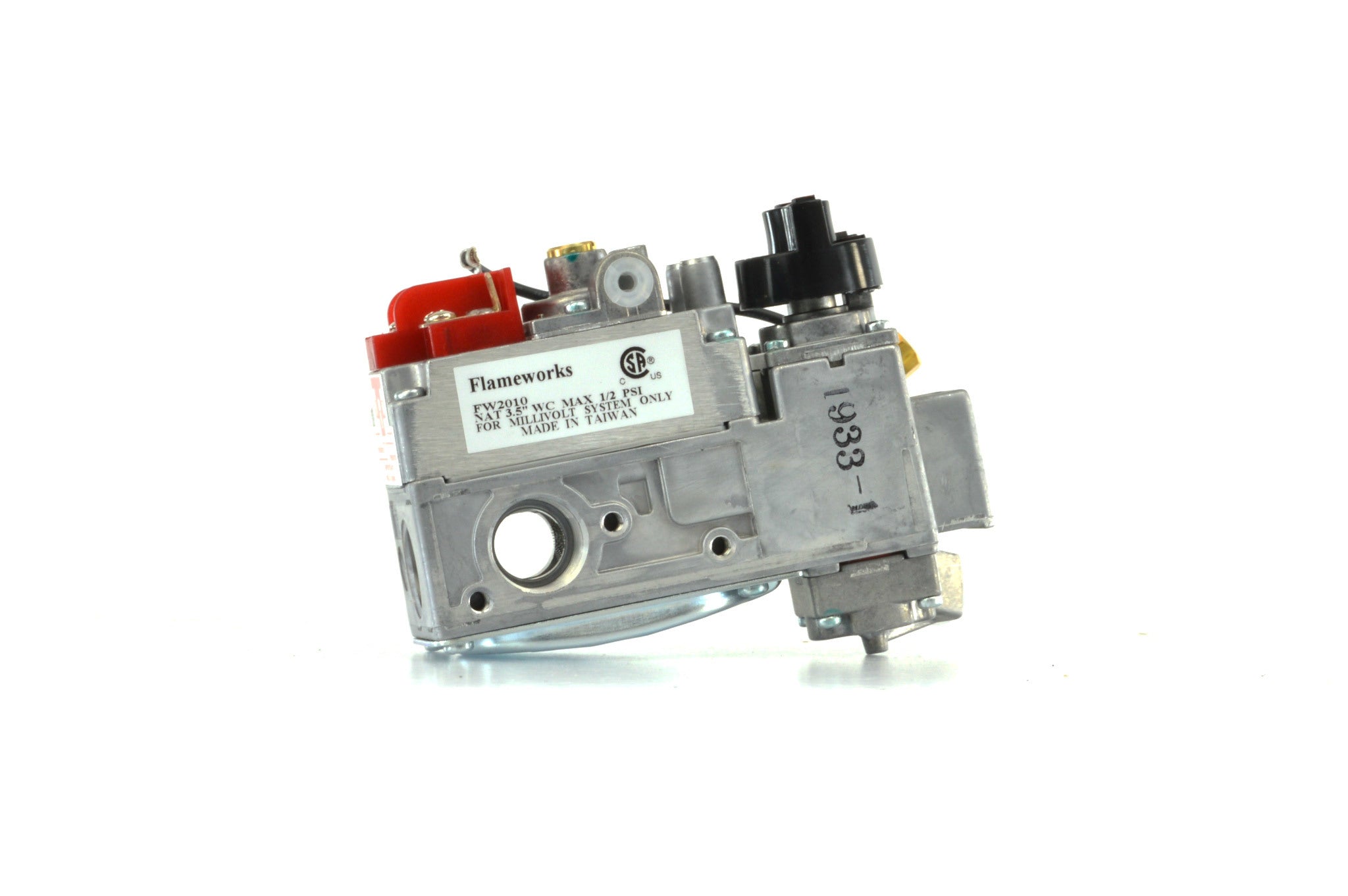 Dexen / Robertshaw Millivolt Valve No Turndown Multiport 1/2