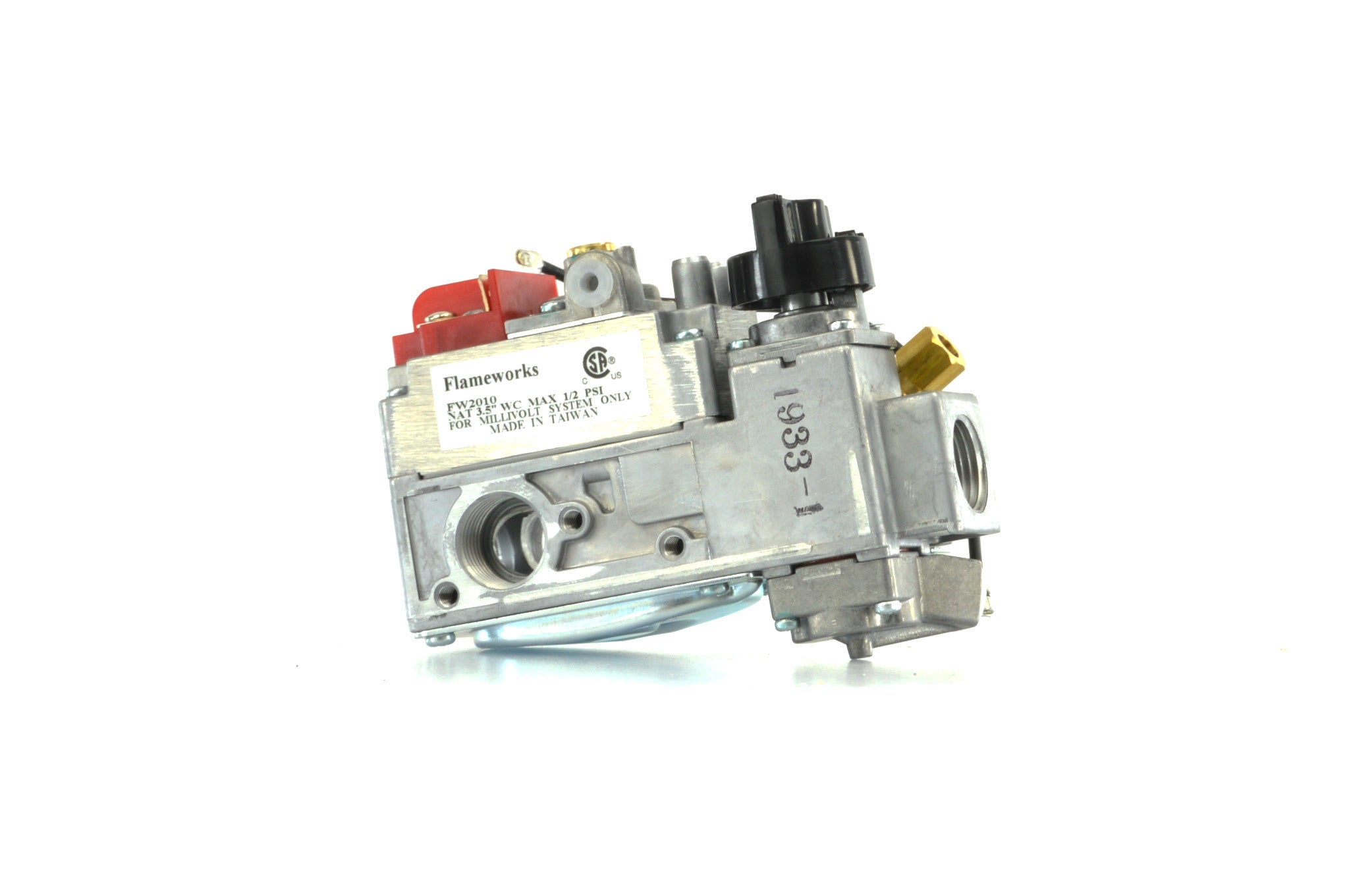 Dexen / Robertshaw Millivolt Valve No Turndown Multiport 1/2