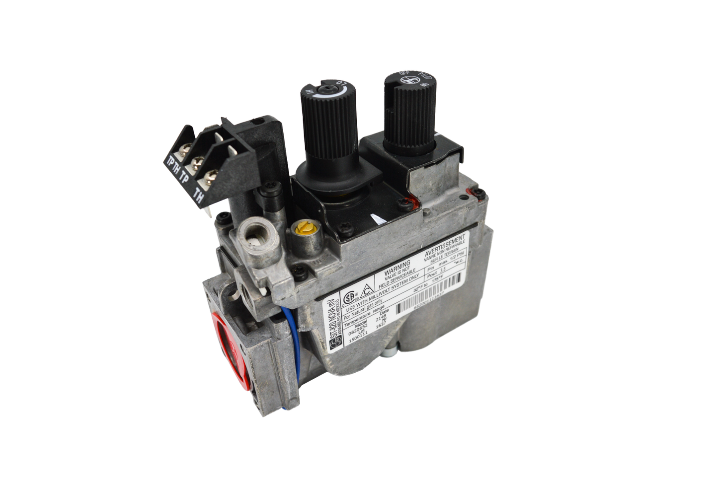 SIT 820 Series Millivolt Fireplace Valve 30% Turndown Propane