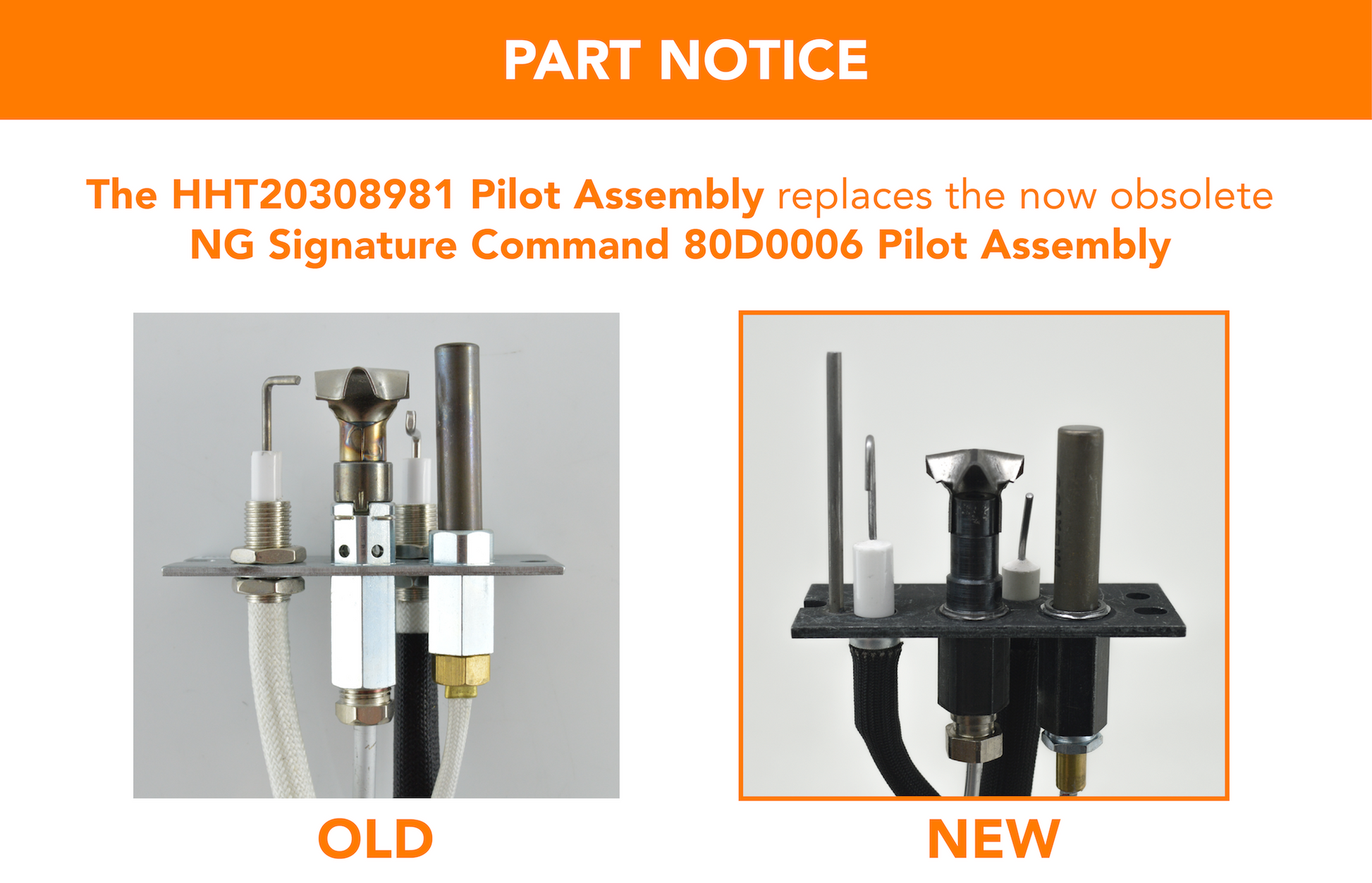 Pilot Assembly NG Signature Command HHT 20308981/ 80D0006 – Fire Pilot Assembly NG Signature Command HHT 20308981/ 80D0006 – Fire