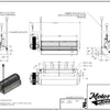 10" Low Profile Blower Right Motor